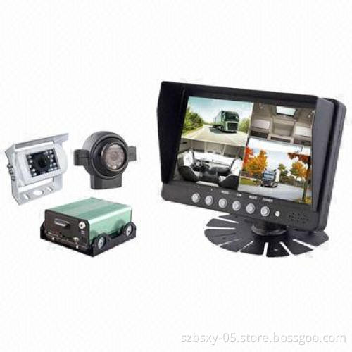 Car Mobile DVR/Recorder System with digital car monitor and heavy-duty camera for buses